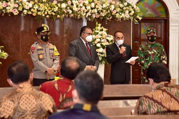 Moderamen GBKP 2020-2025 Dikukuhkan, Edy Rahmayadi Ucapkan Selamat Menjalankan Tugas